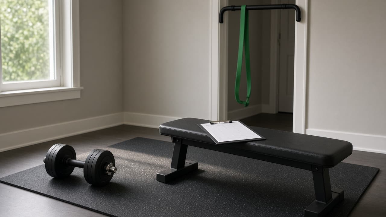 Workout Plan from Schedule, Equipment, and Training Log