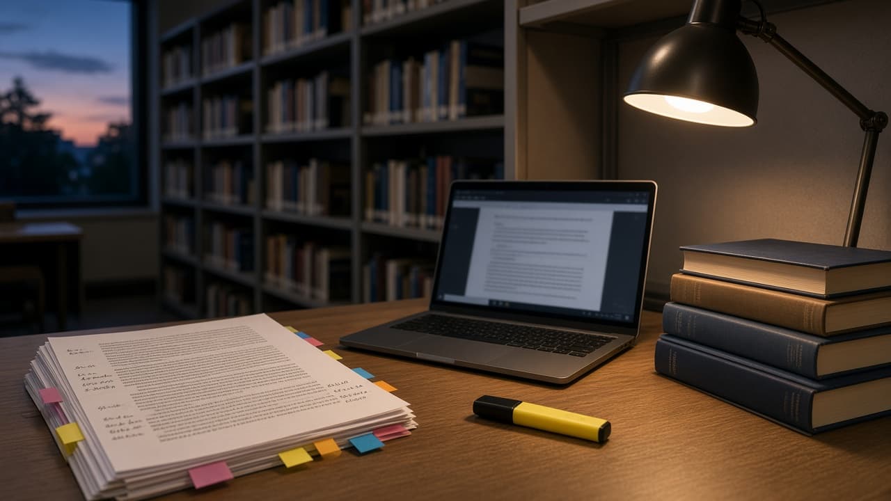 Thesis Writing Prompt: Chapter Plan and Draft Feedback
