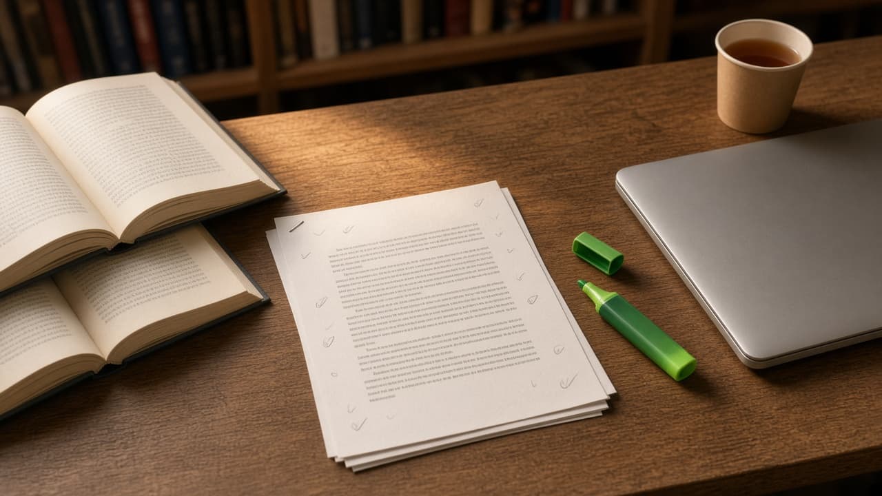 Academic Writing Prompt: Tutor Feedback on Your Own Draft