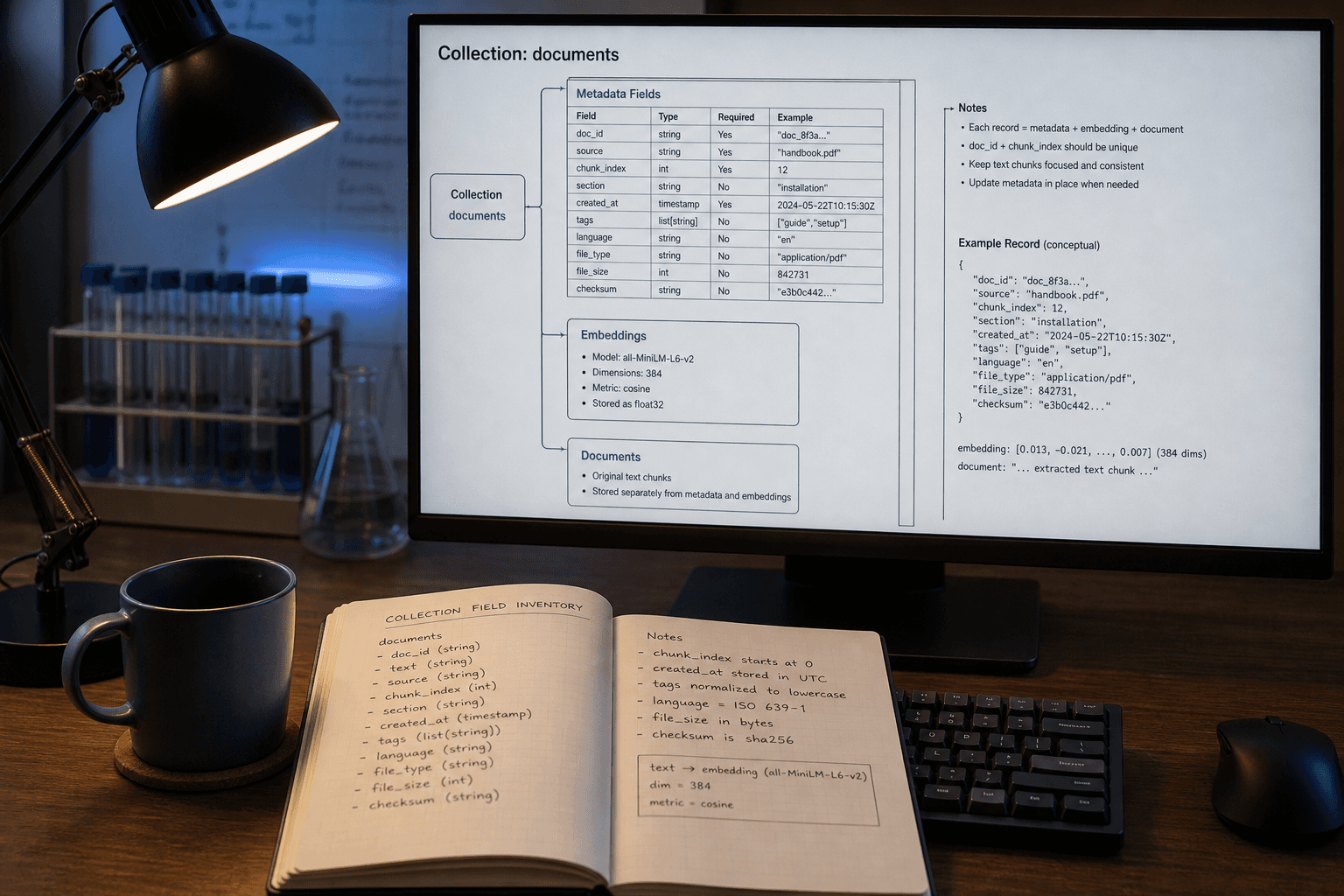 ChromaDB Collection Schema Notes from Field Inventory (No Invented API Keys)
