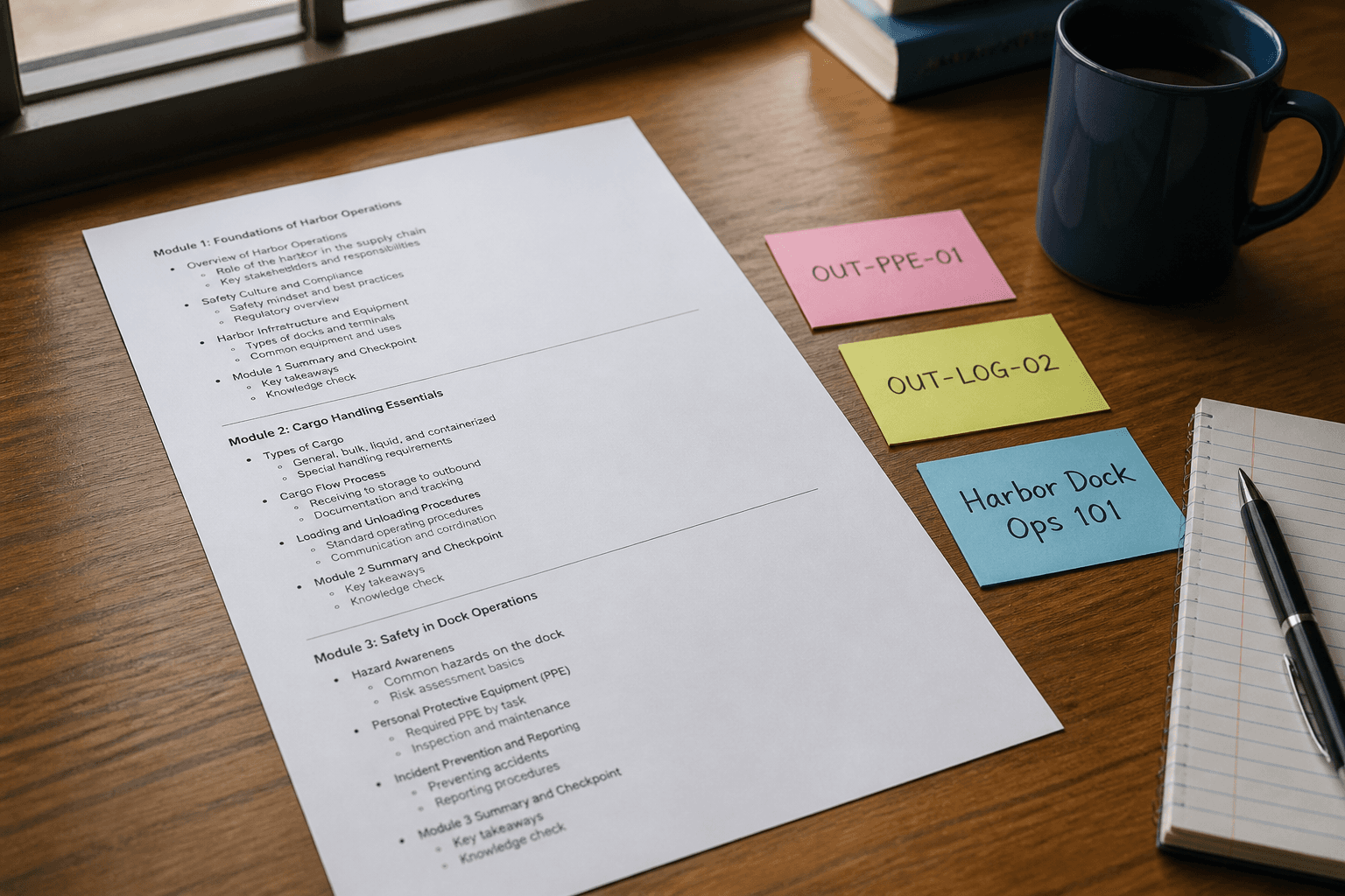 Canvas LMS Module Outline from Outcome Inventory (No Invented Grades)