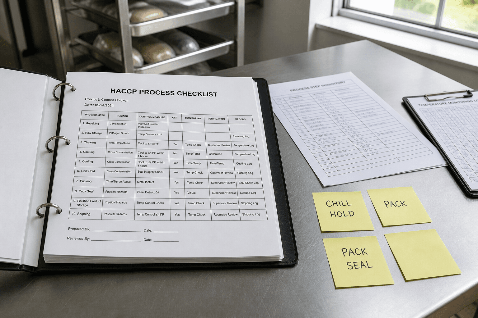 HACCP CCP Checklist from Process-Step Inventory (Not Certification)