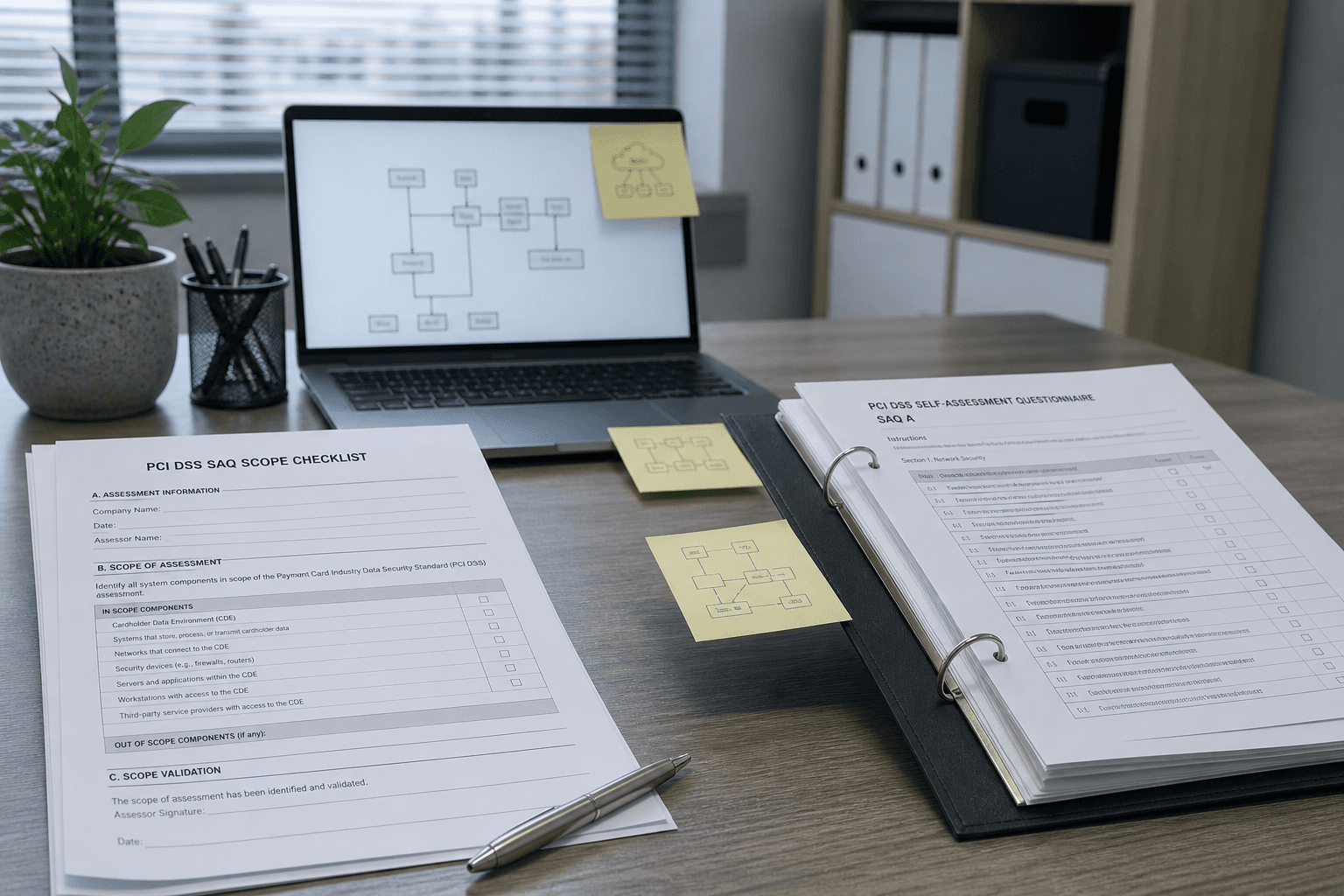 PCI DSS SAQ Scope Checklist from System Inventory (Not Certification)