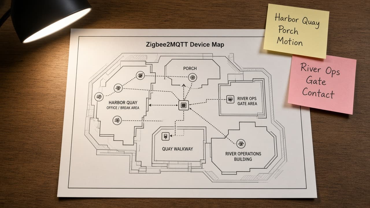 Zigbee2MQTT Device Map from MQTT Inventory (No Invented Battery Percents)