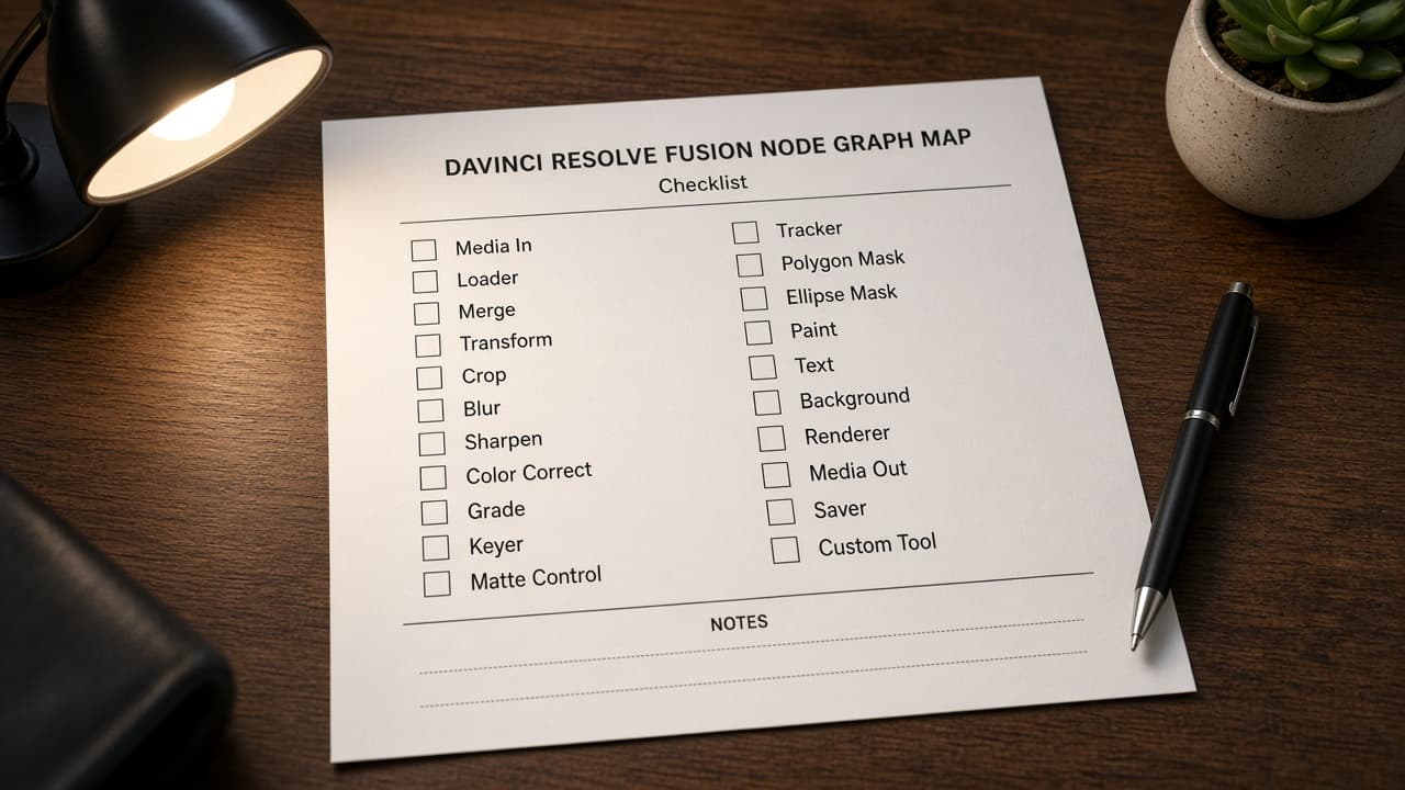 DaVinci Resolve Fusion Node Map from Composition Inventory (No Invented Render Times)