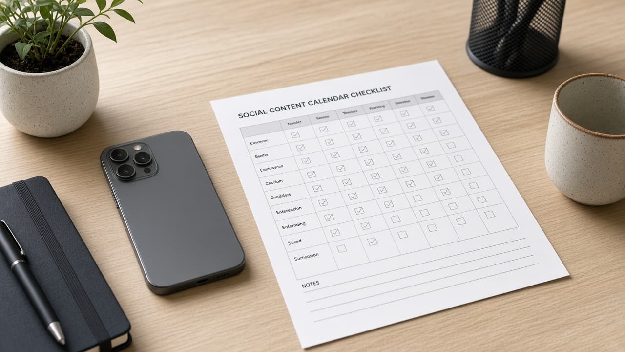 Buffer Queue Checklist from Calendar Inventory (No Invented Engagement Rates)