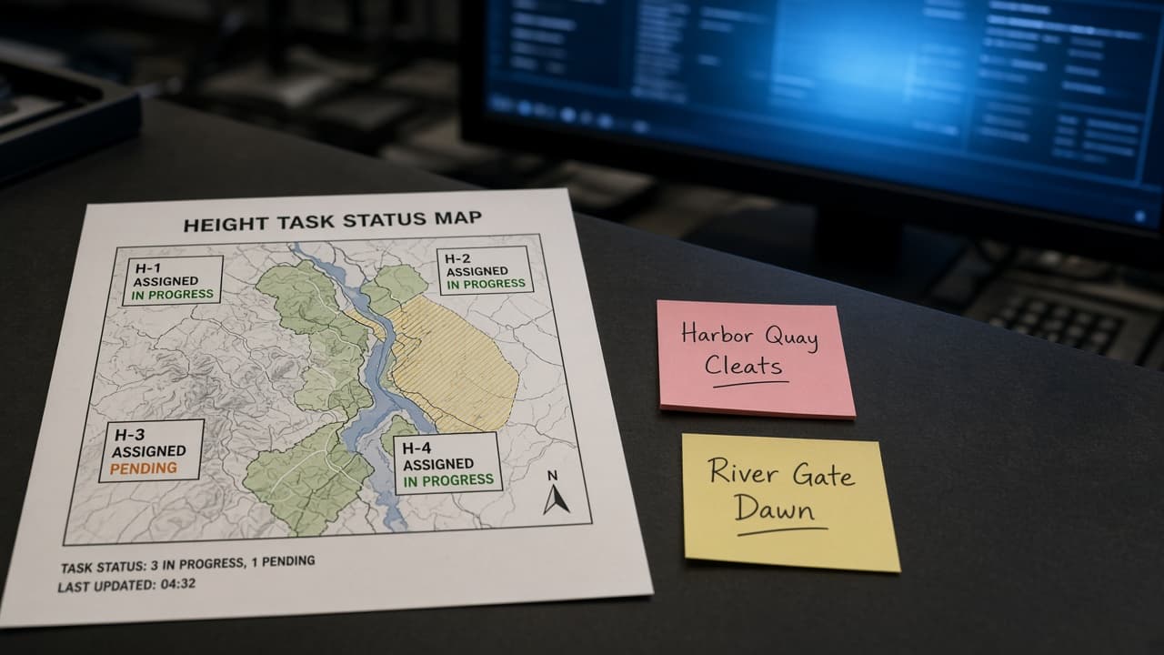 Height Task Status Map from Workspace Inventory (No Invented Cycle Velocities)