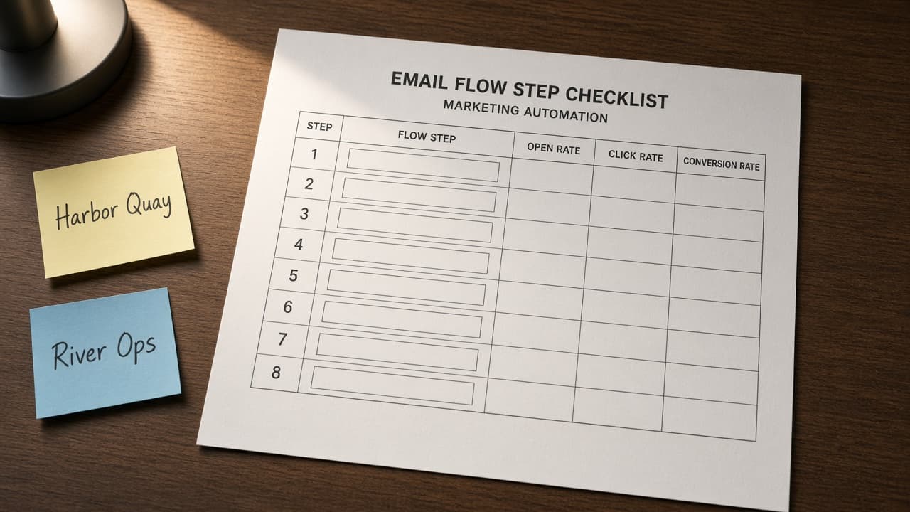 Klaviyo Flow Step Map from Account Inventory (No Invented Open Rates)