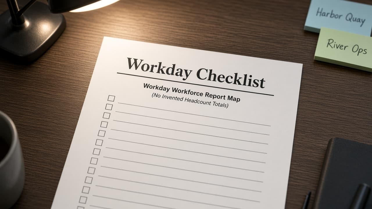 Workday Workforce Report Map from HR Inventory (No Invented Headcount Totals)