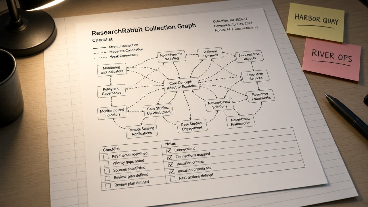 ResearchRabbit Collection Graph Map from Paper Inventory (No Invented Citation Counts)