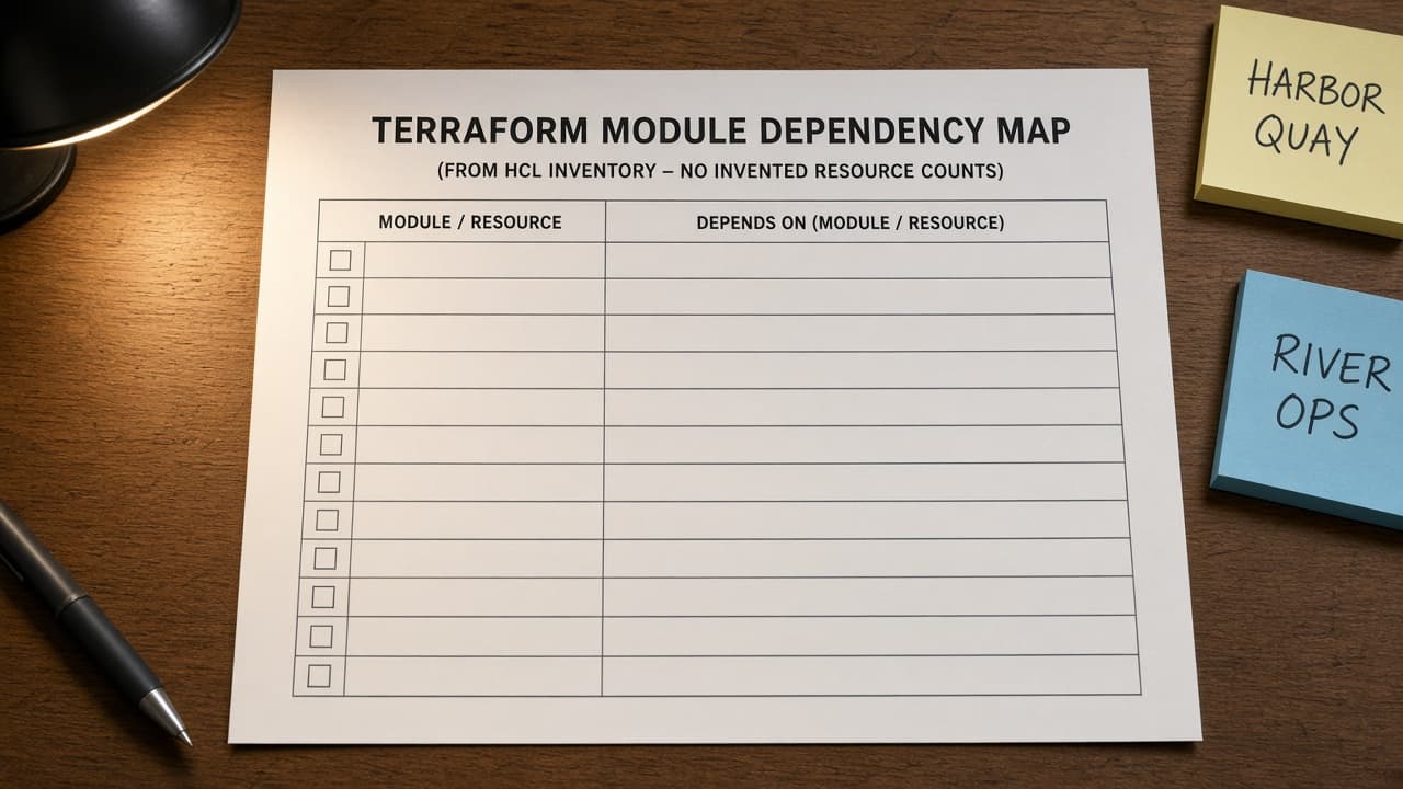 Terraform Module Dependency Map from HCL Inventory (No Invented Resource Counts)