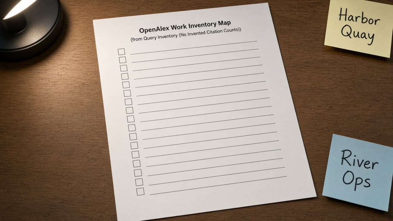 OpenAlex Work Inventory Map from Query Inventory (No Invented Citation Counts)