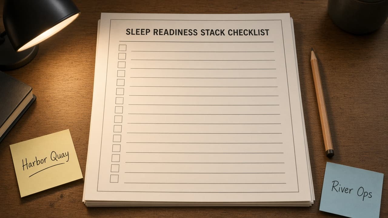 Oura Readiness Sleep Stack Map from Ring Inventory (No Invented Pace Scores)