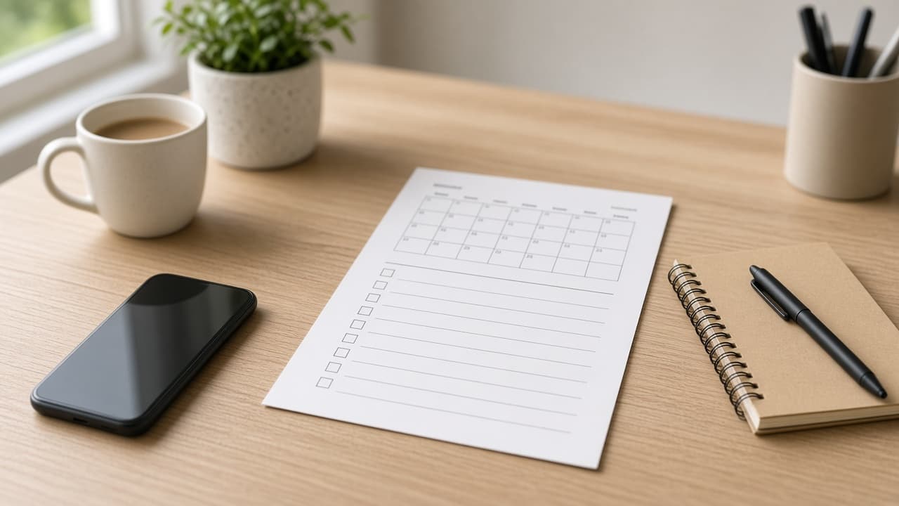 Buffer Calendar Slot Checklist from Channel Notes (No Invented Reach Scores)