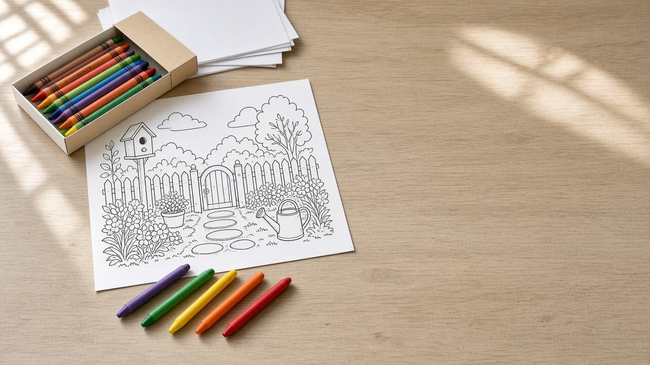 ChatGPT Prompt for Coloring Pages: 12 Printable Page Prompts
