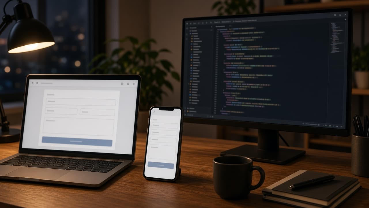 Web Development Prompt: Page Build Plan, Code and Checks