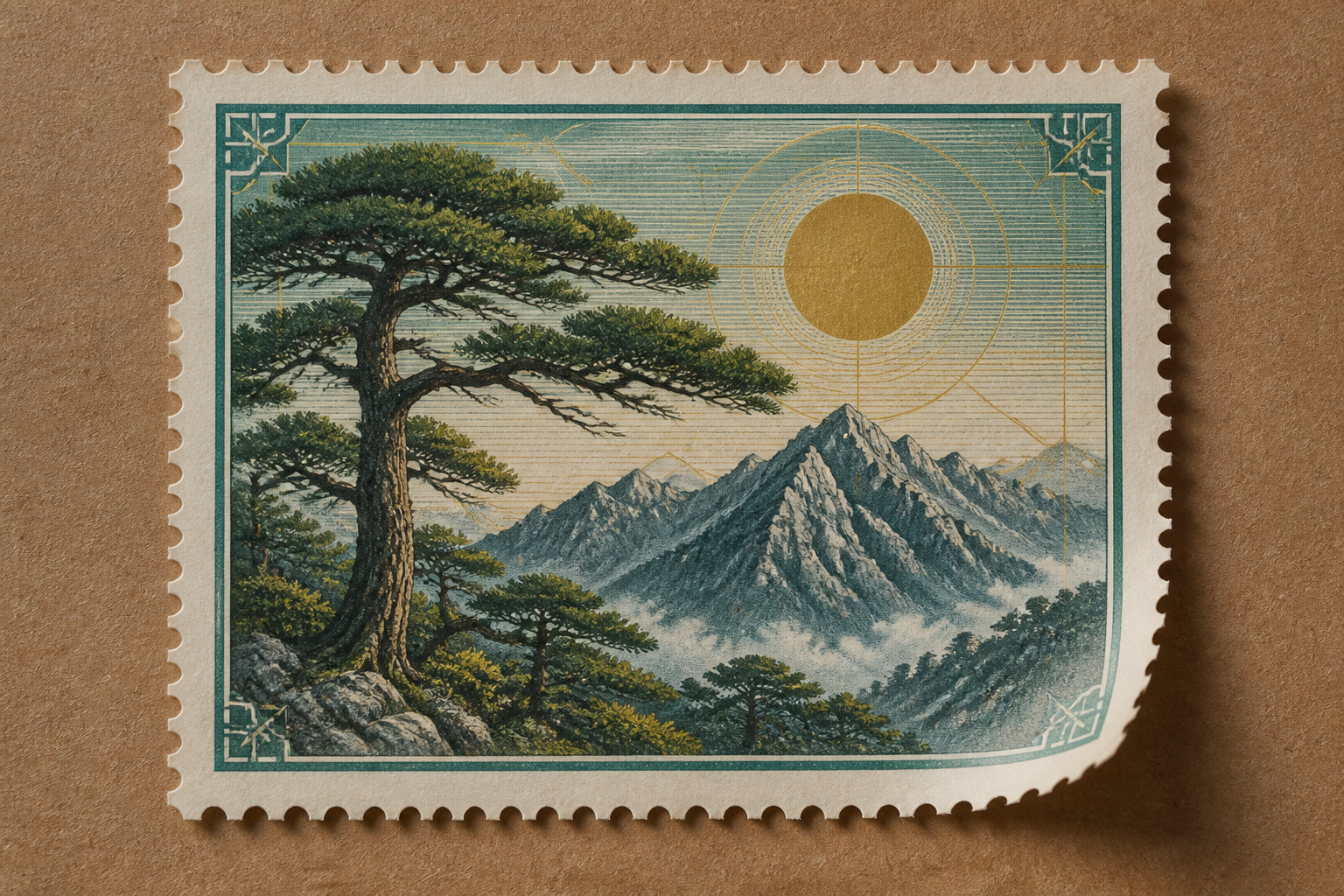 Collectible Postage-Stamp Poster Compiler from a Country and Motif Brief with example still - Result