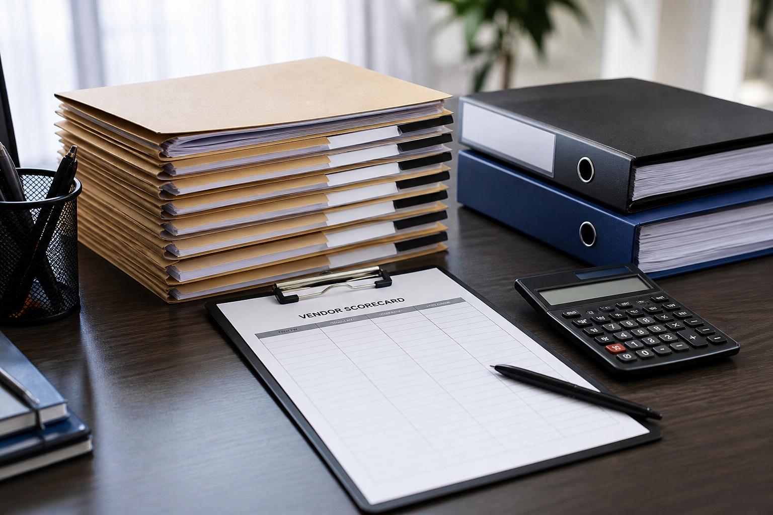How to Use Vendor Scorecard from Evaluation Criteria (NO_DATA Gaps)