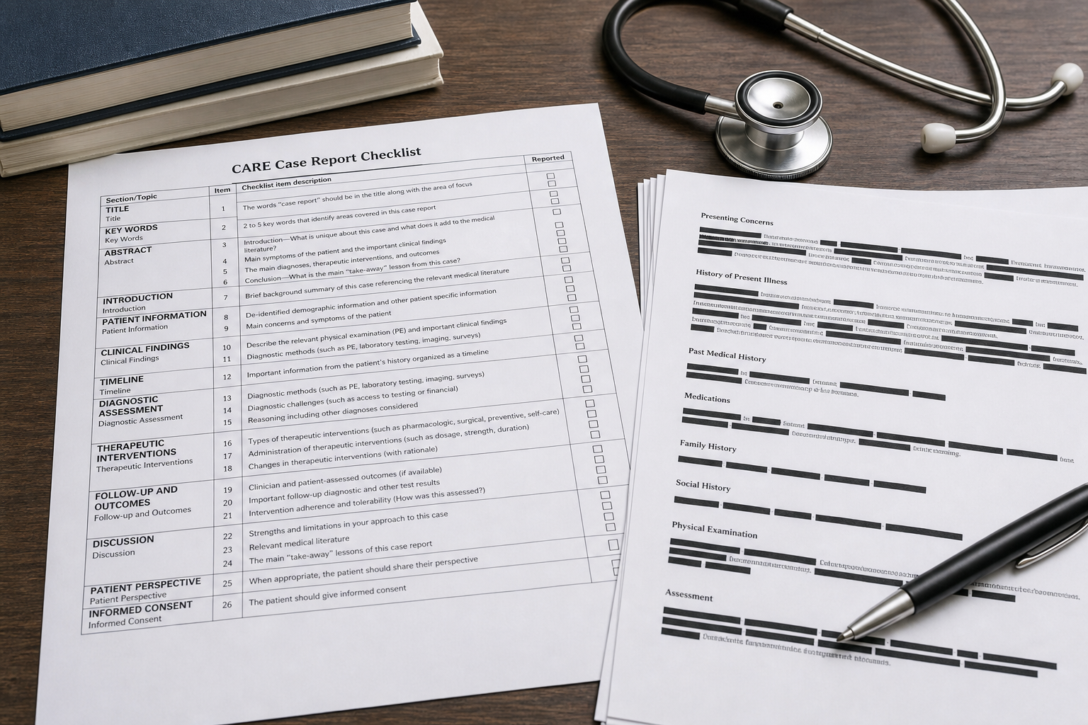 CARE Case Report Checklist from Pasted Narrative (No Invented Outcomes) - Result