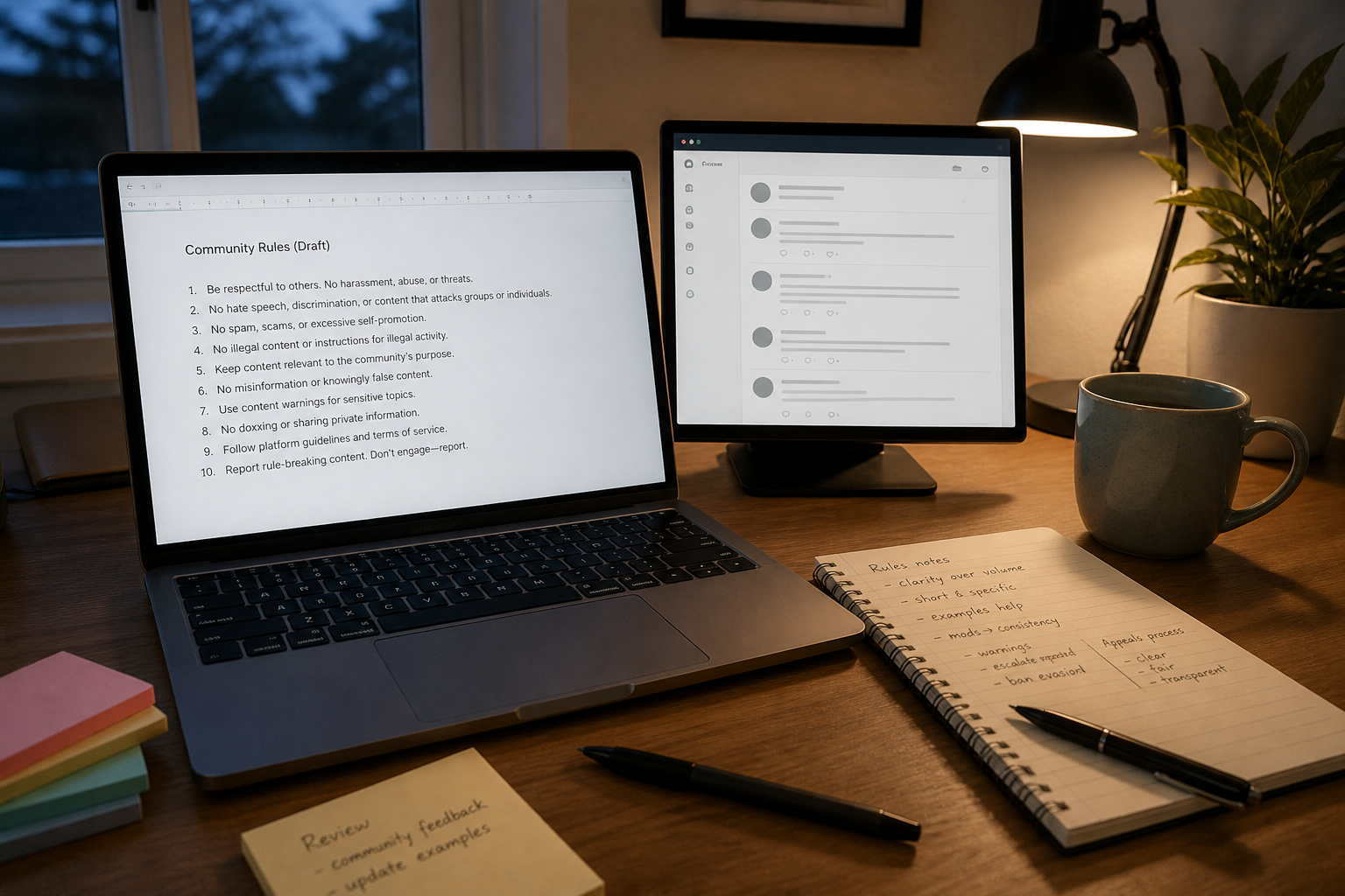 Mastodon Server Rules Draft from Moderation Notes (Not Legal Advice) - Result