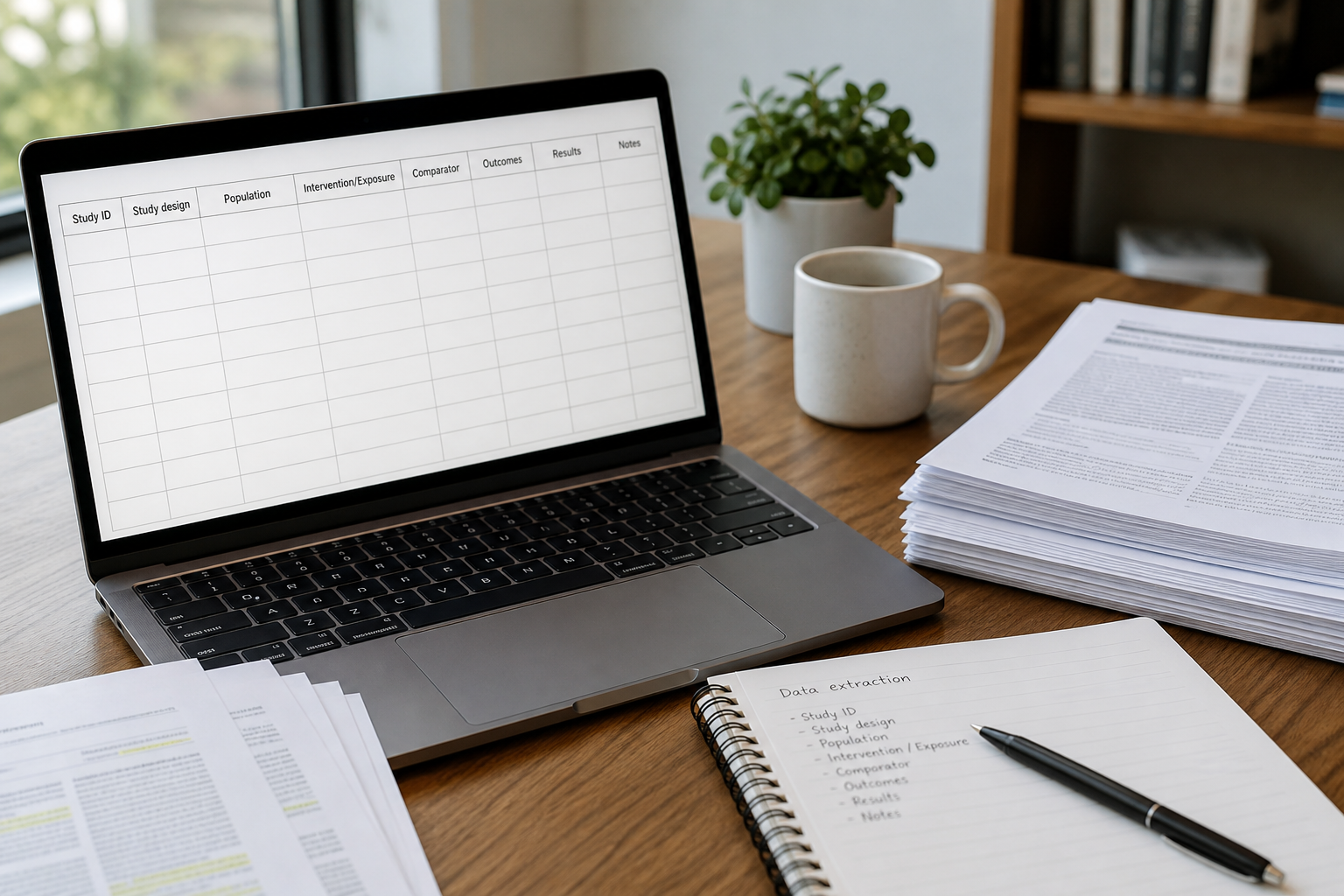 Data Extraction Form from Variable List (No Invented Numbers) - Result