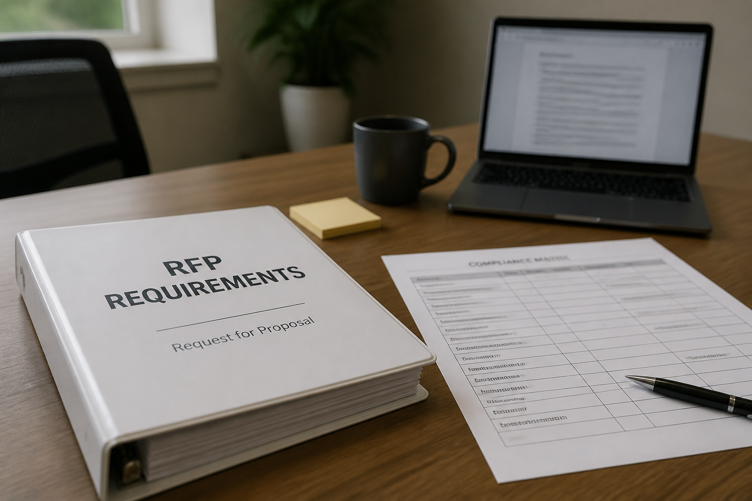 RFP Compliance Matrix from Requirements List (No Invented Certifications) (Domain Pack) - Result