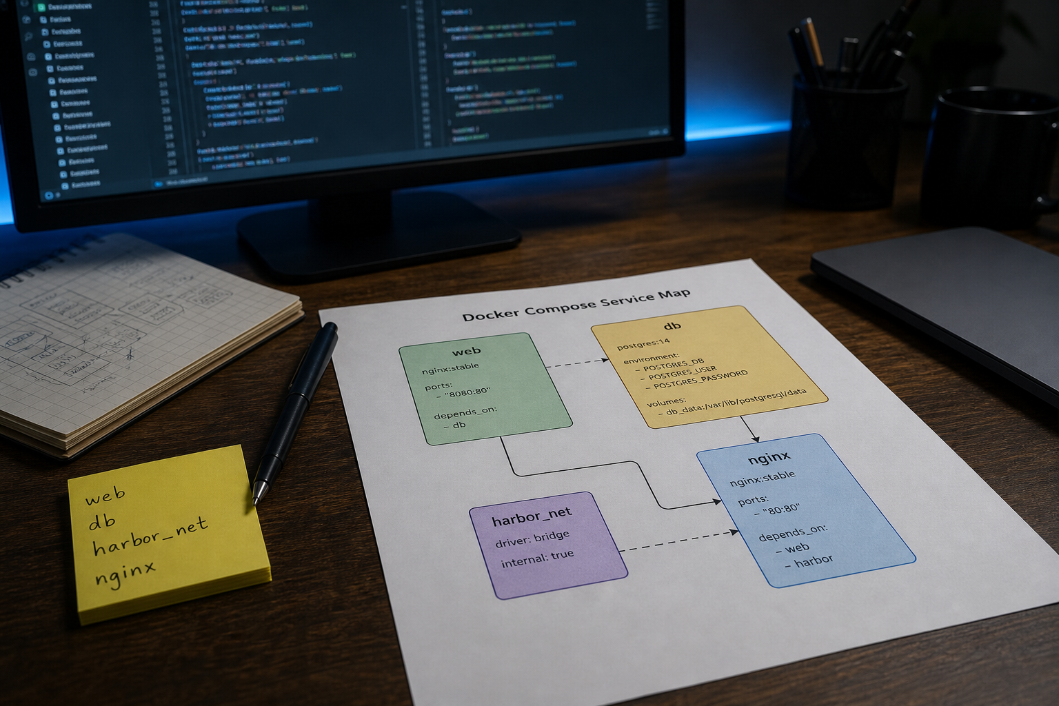 How to Use Docker Compose Service Map from Stack Inventory (No Invented Secrets)