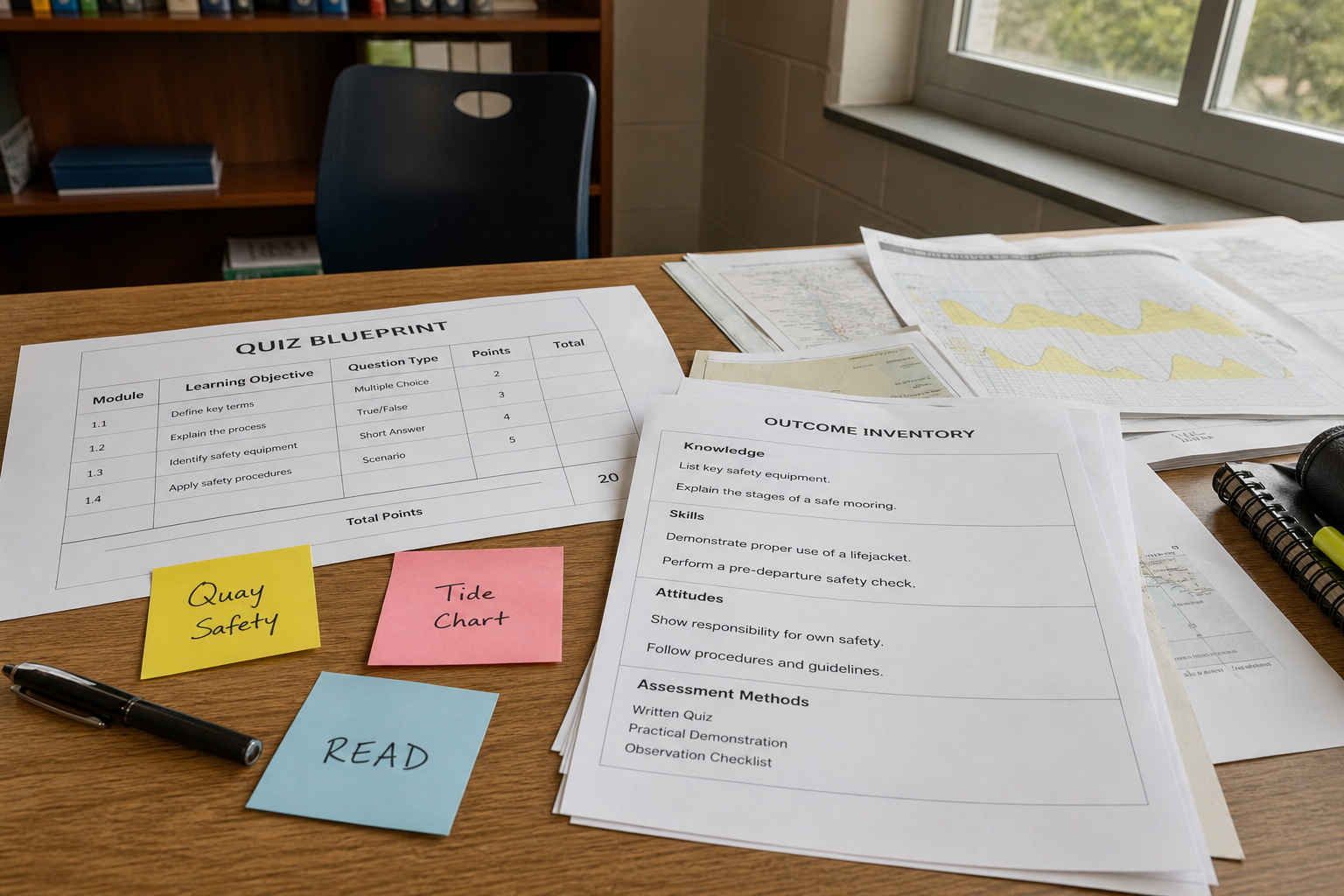 Moodle Quiz Blueprint from Outcome Inventory (No Invented Scores) - Result