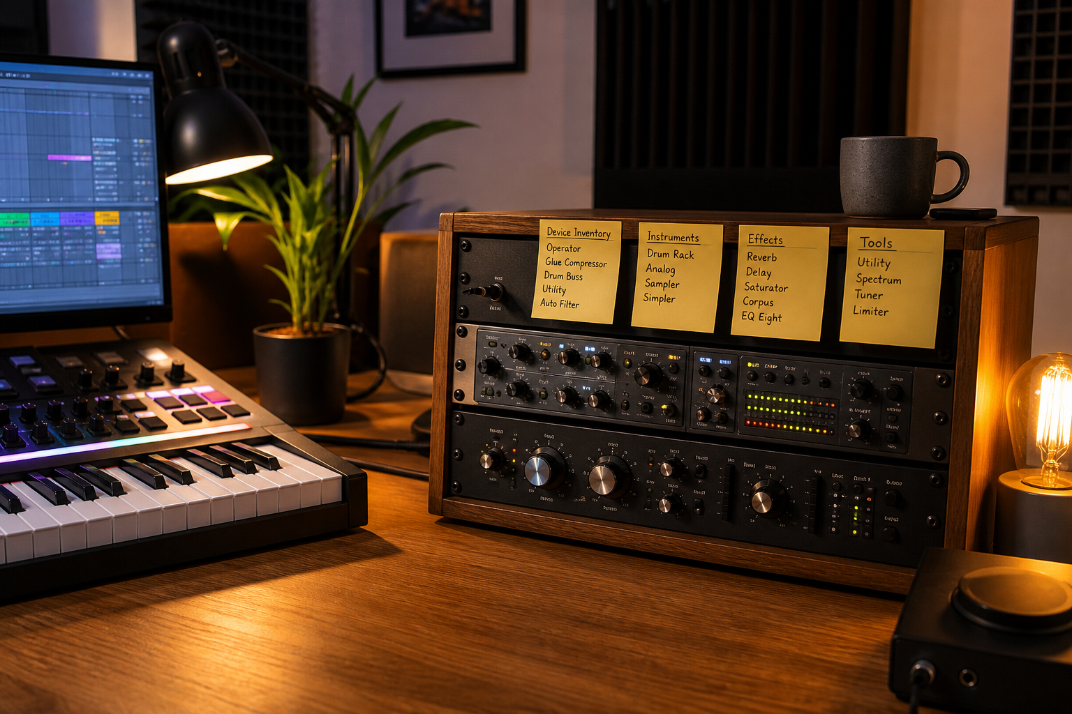 Ableton Live Rack Checklist from Device Inventory (No Invented Presets) - Result