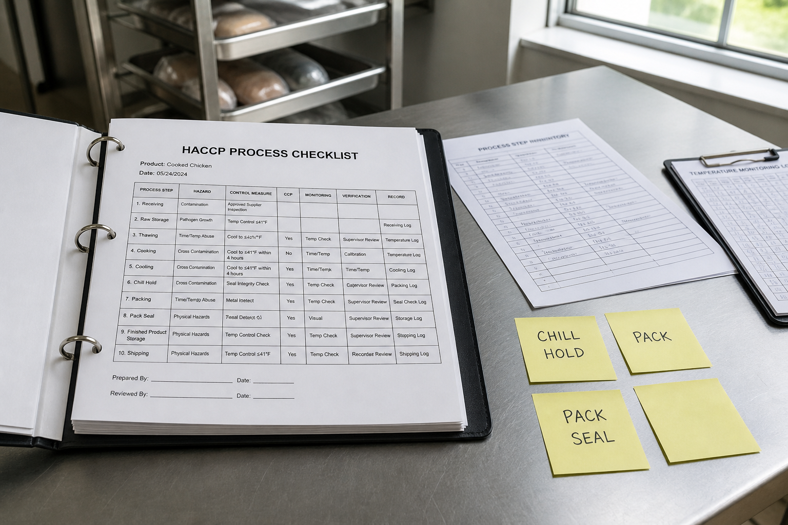 HACCP CCP Checklist from Process-Step Inventory (Not Certification) - Result