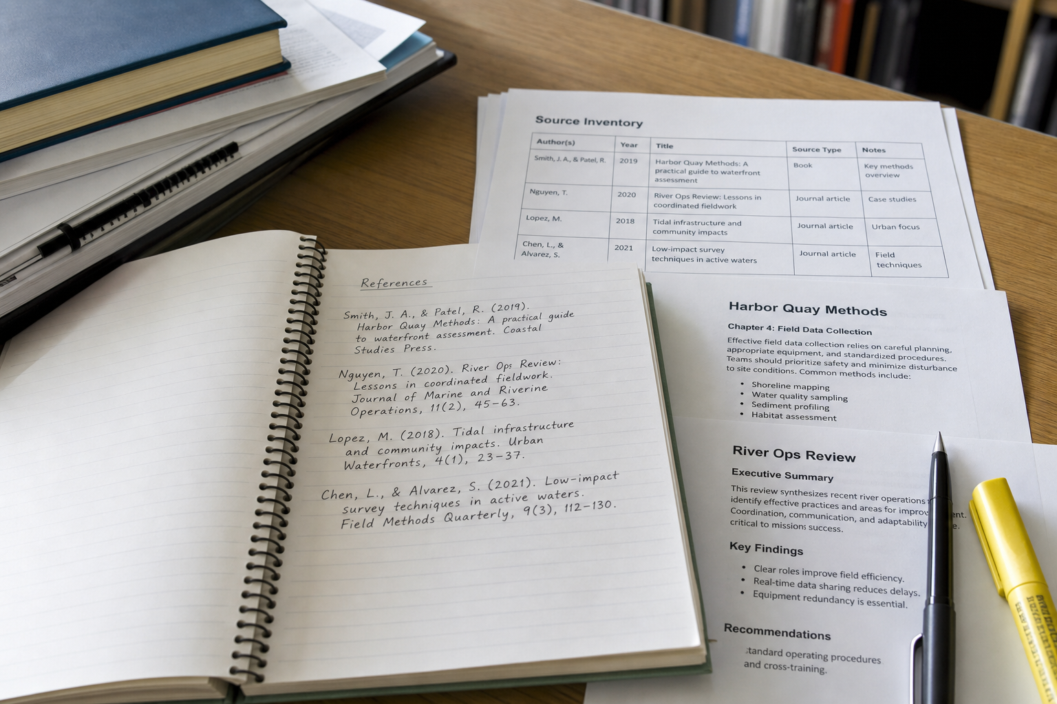 How to Use APA 7 Reference Map from Source Inventory (No Invented DOIs)