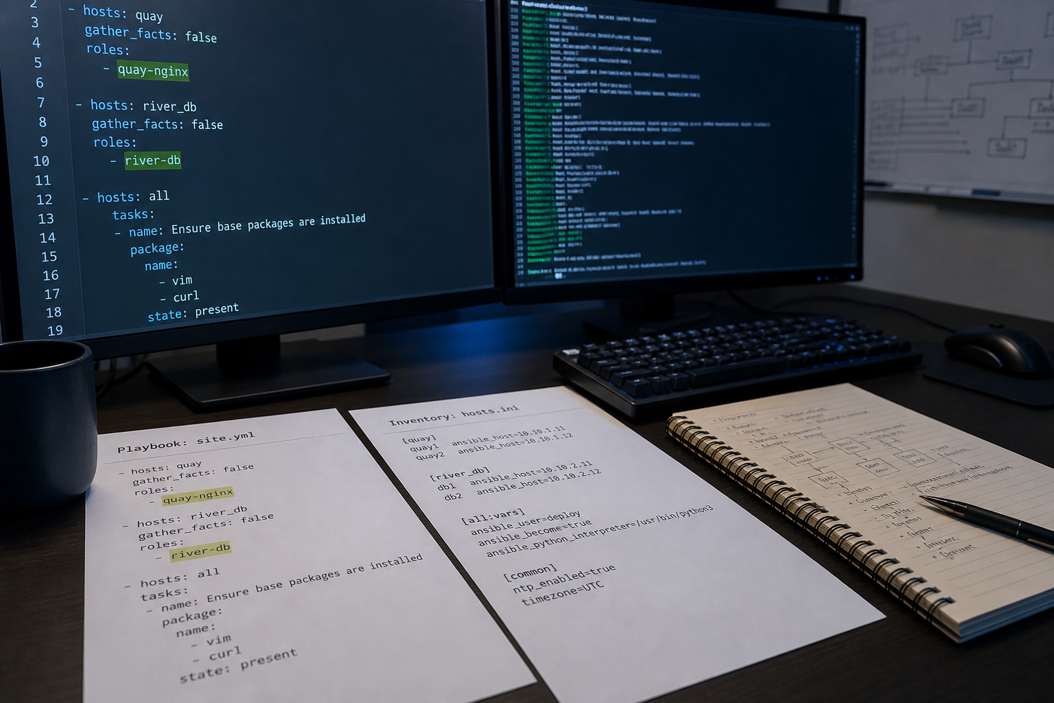 Ansible Playbook Role Map from Inventory (No Invented Secrets) - Result