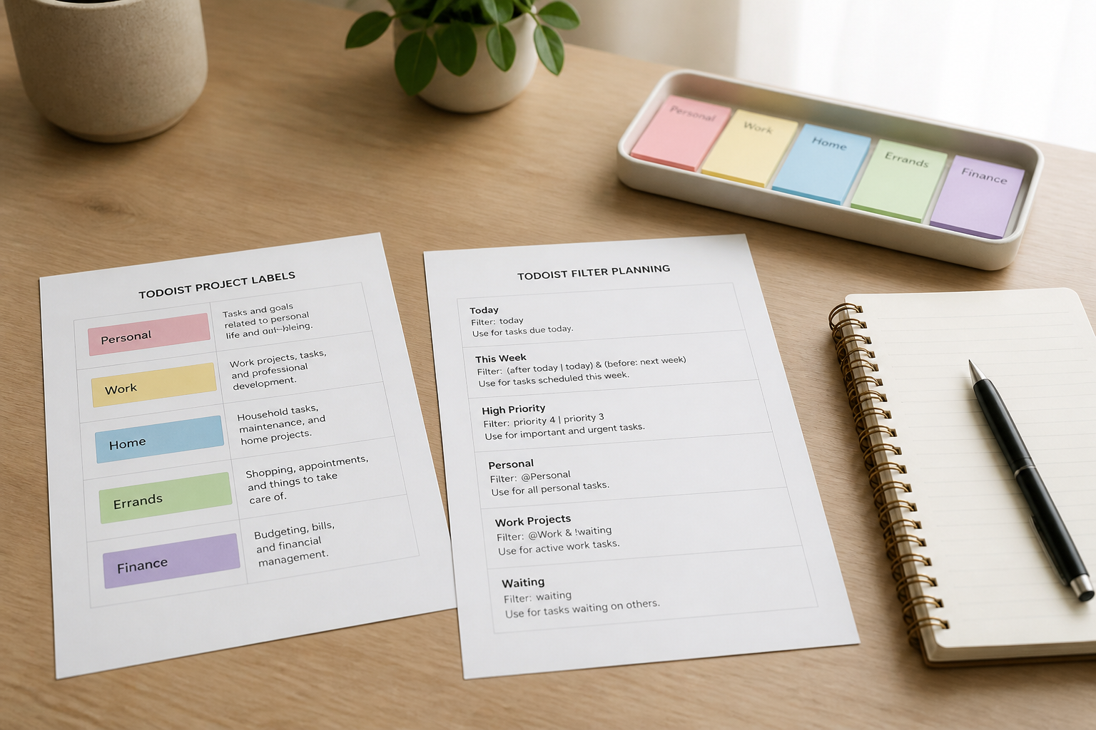 Todoist Label and Filter Map from Project Inventory (No Invented Assignees) - Result
