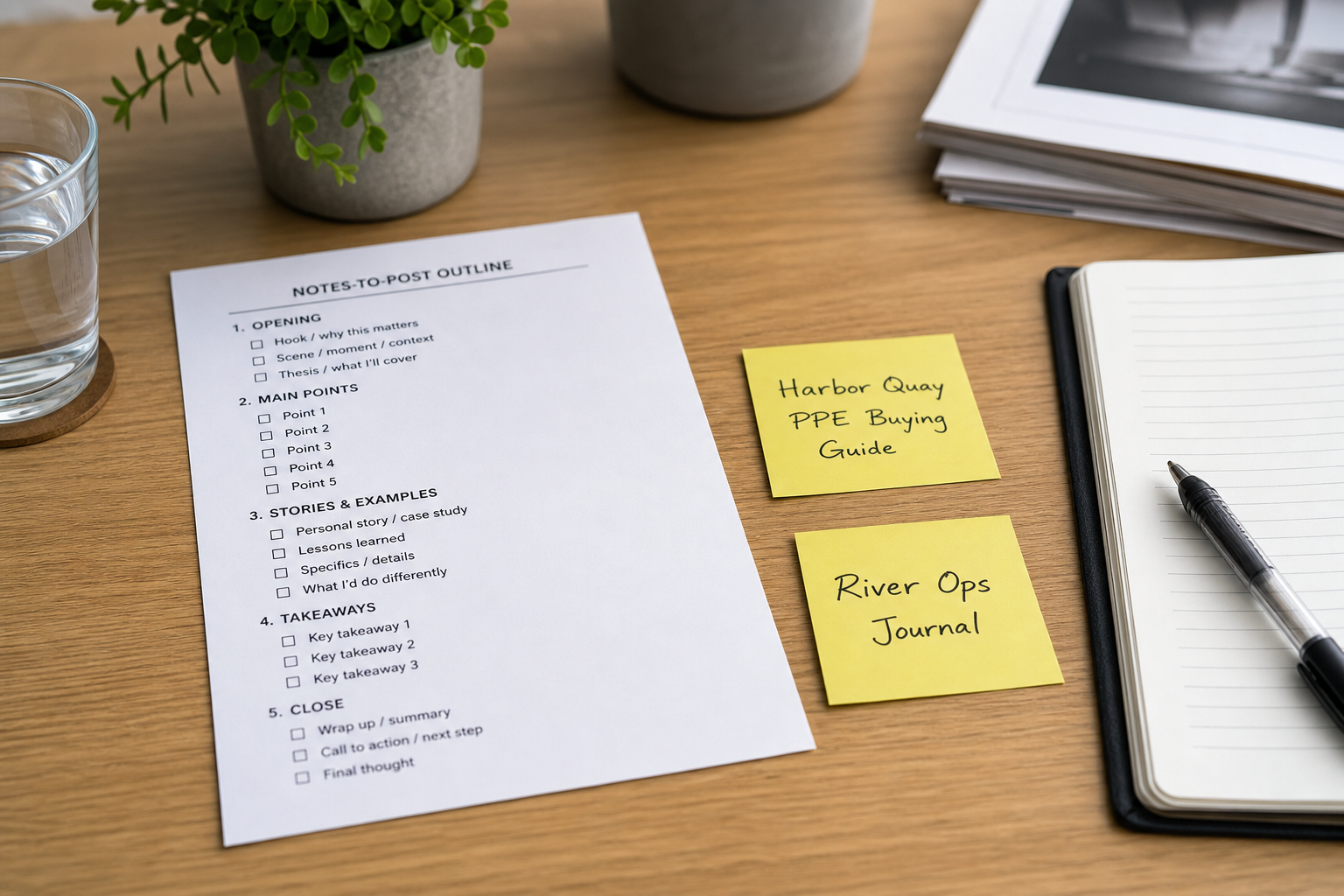 How to Use Substack Notes-to-Post Outline from Draft Inventory (No Invented Stats)