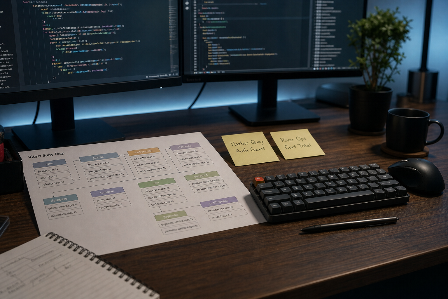 How to Use Vitest Suite Map from Module Inventory (No Invented Snapshots)