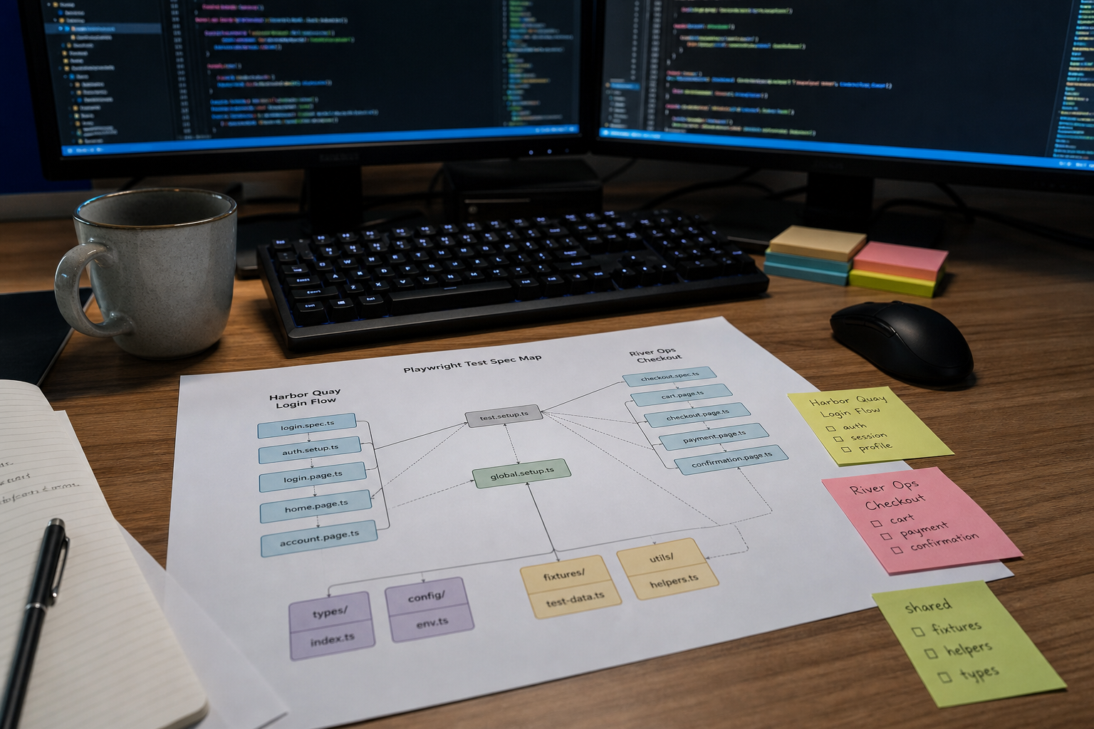Playwright Test Spec Map from Suite Inventory (No Invented Snapshots) - Result