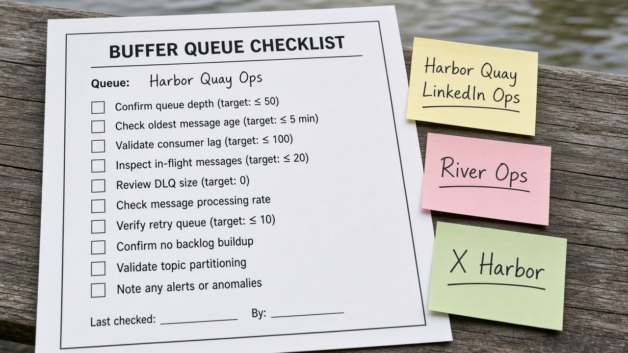 Buffer Queue Checklist from Channel Inventory (No Invented Engagement Rates) - Result