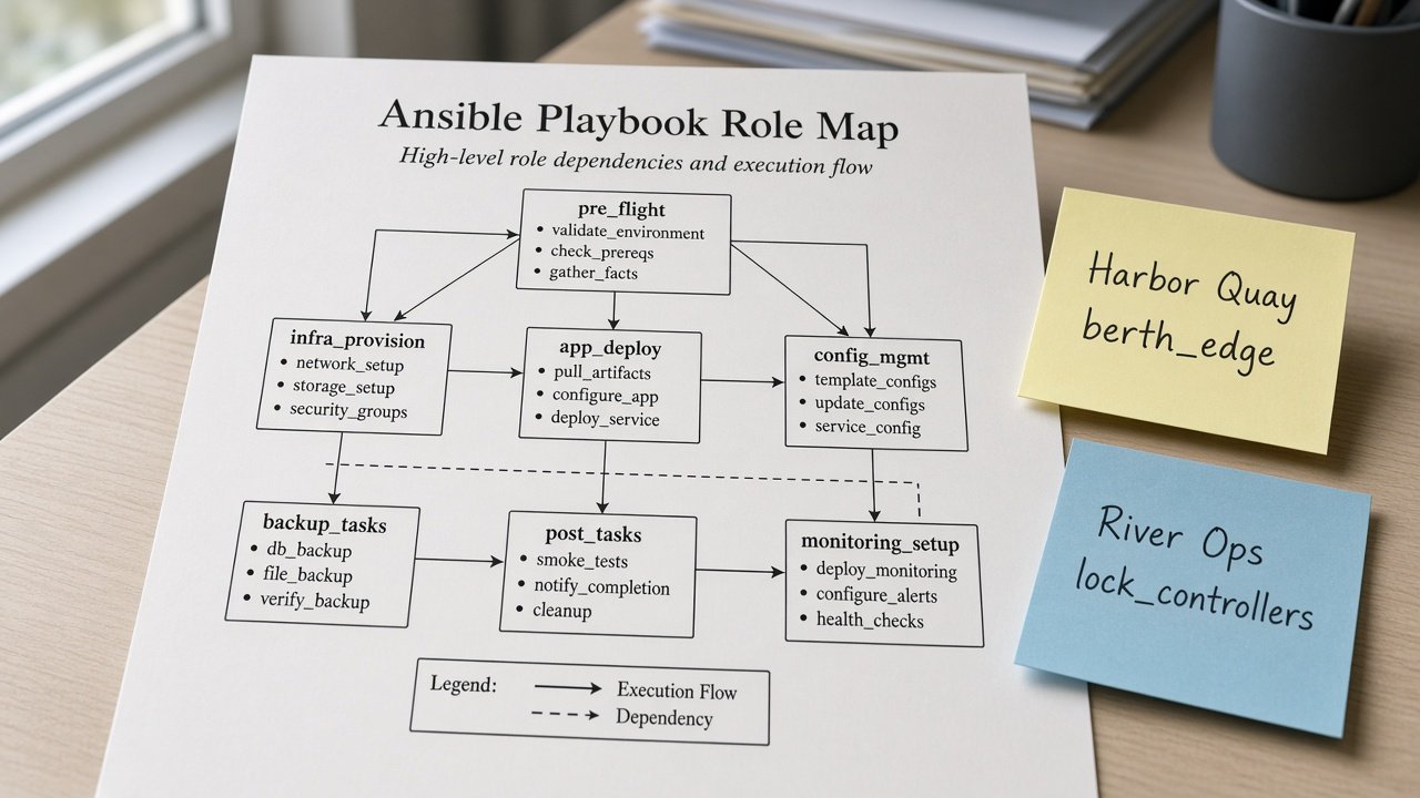 Ansible Playbook Role Map from Host Inventory (No Invented Host Counts) - Result