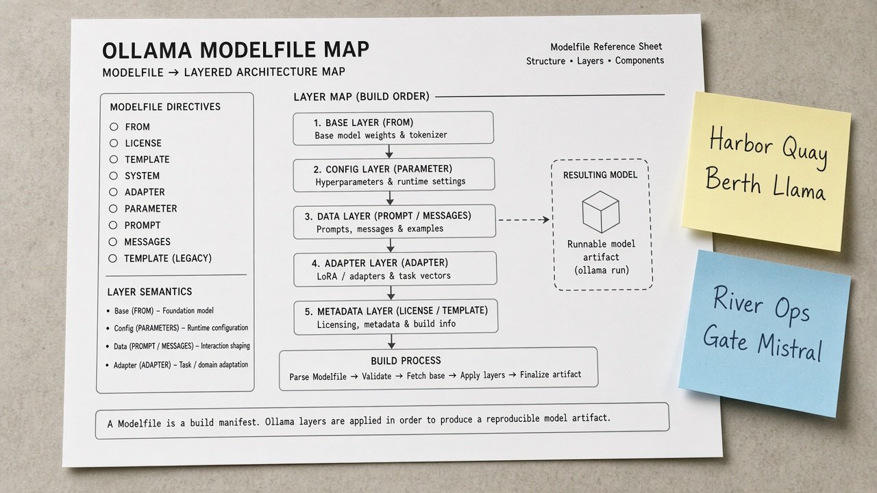 How to Use Ollama Modelfile Map from Model Inventory (No Invented Token Counts)