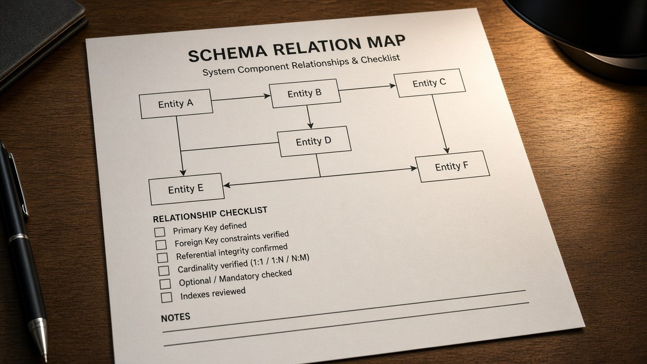 How to Use Drizzle Schema Relation Map from Schema Inventory (No Invented Migration Hashes)