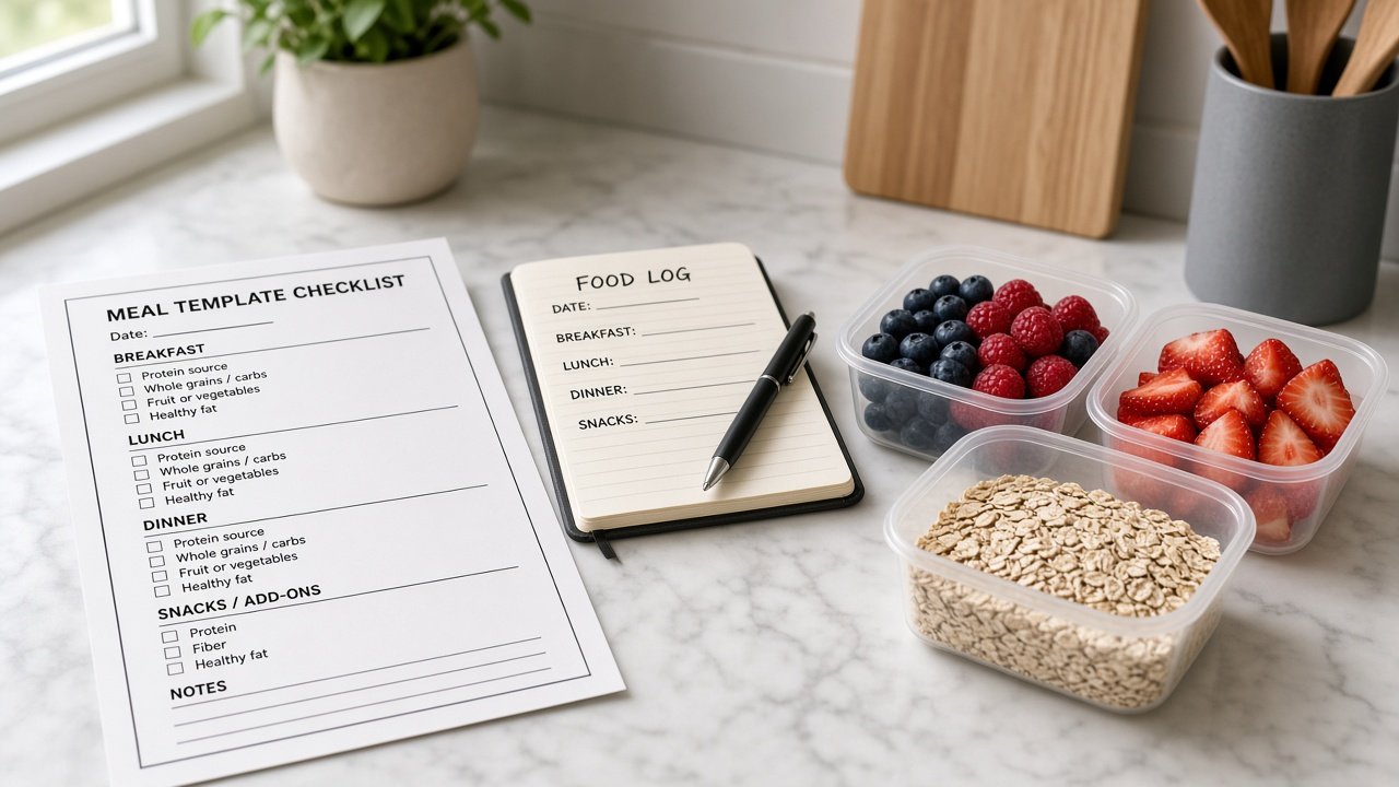 How to Use MacroFactor Meal Template Checklist from Food Log Inventory (No Invented Calorie Totals)