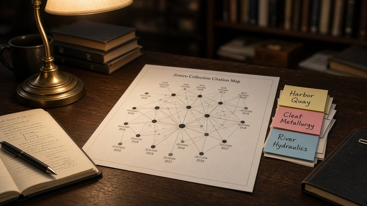 How to Use Zotero Collection Citation Map from Library Inventory (No Invented Citation Counts)