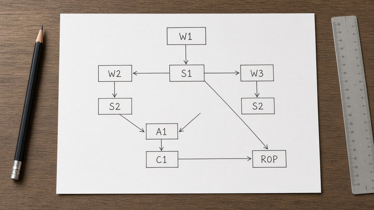 Houdini TOP PDG Work-Item Map from Network Inventory (No Invented Cook Times) with example still - Result