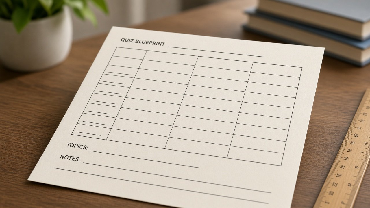 Moodle Quiz Blueprint from LO Inventory (No Invented Enrollment Counts) - Result