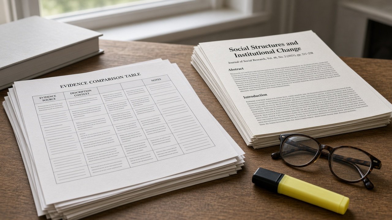 How to Use: Elicit Evidence Table from Paper Inventory (No Invented DOIs)