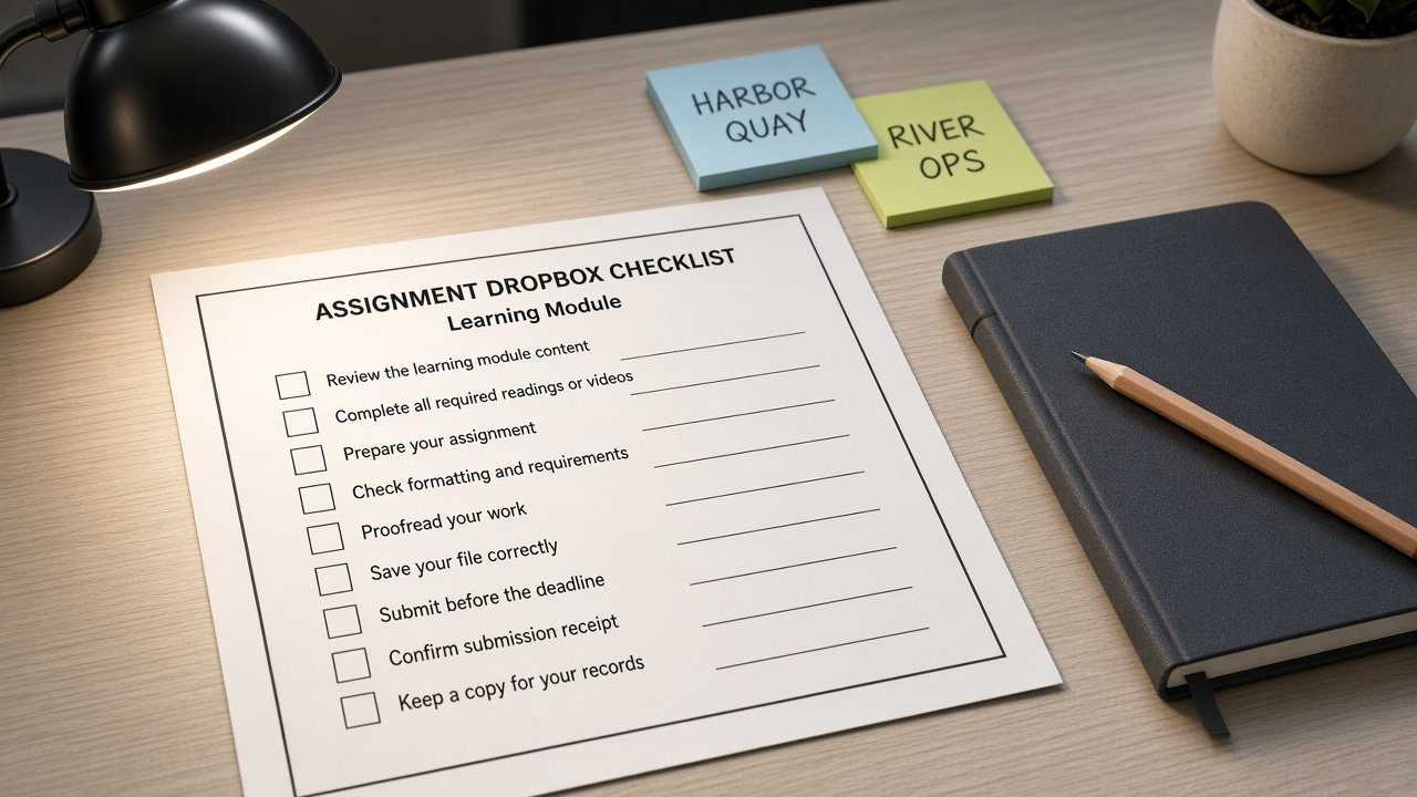 Brightspace Assignment Dropbox Checklist from Module Inventory (No Invented Grade Scores) - Result
