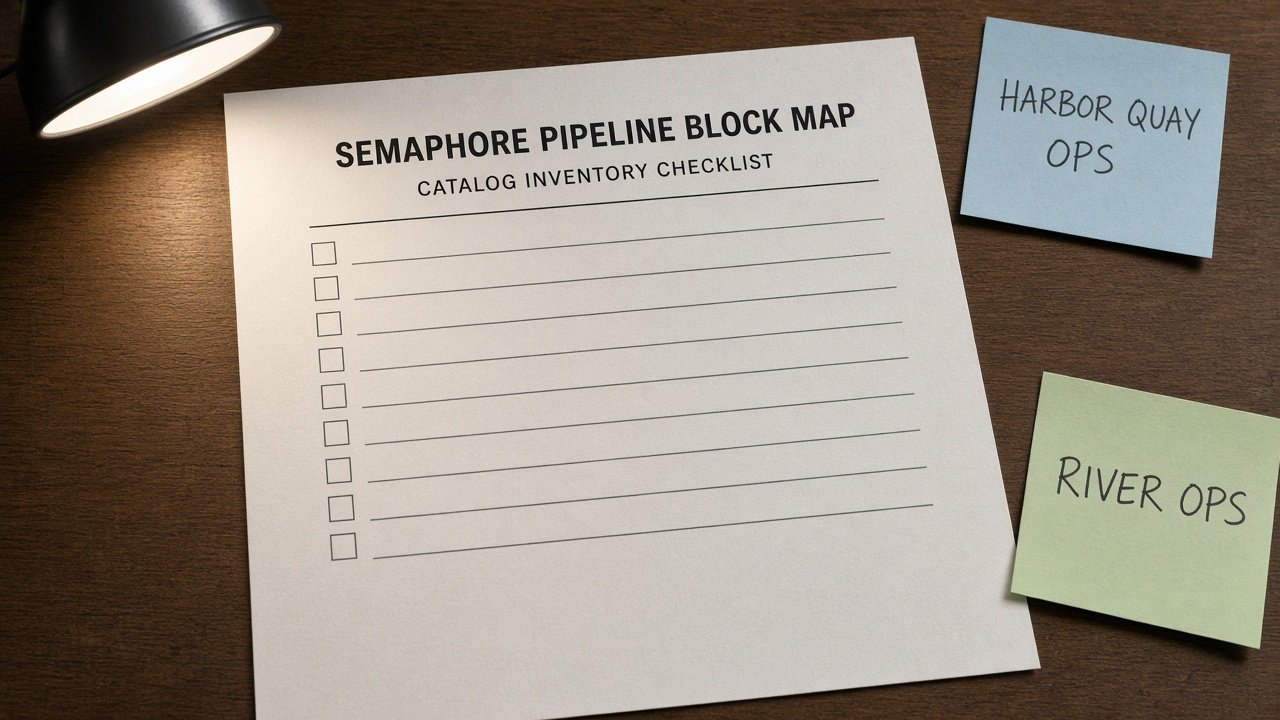 Semaphore Pipeline Block Map from Catalog Inventory (No Invented Duration Seconds) - Result