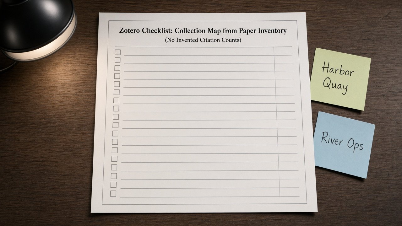 How to Use: Zotero Collection Map from Paper Inventory (No Invented Citation Counts)