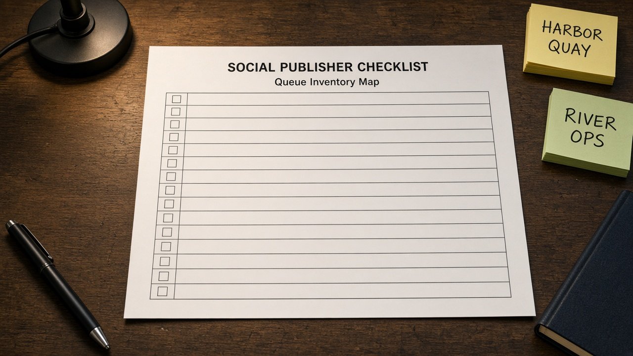 How to Use: Hootsuite Publisher Slot Map from Queue Inventory (No Invented Reach Totals)