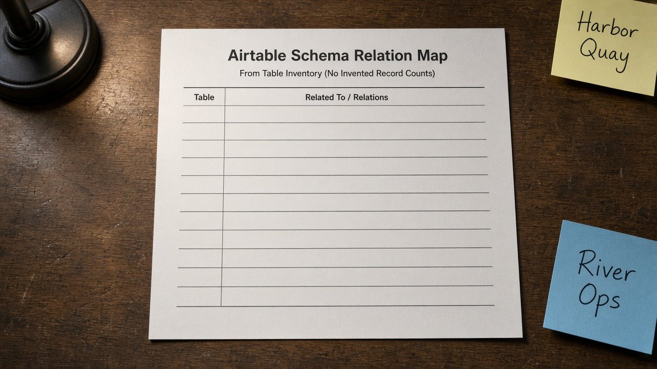 Airtable Schema Relation Map from Table Inventory (No Invented Record Counts) - Result